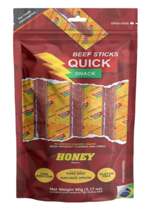 Honey Flavor - Quick Beef Stick Snack