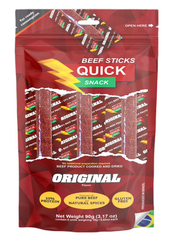 Original Flavor - Quick Beef Stick Snack