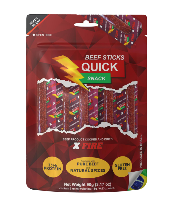 X Fire Flavor - Quick Beef Stick Snack